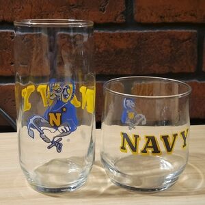 Pair of Vintage United States Naval Academy Navy Glasses